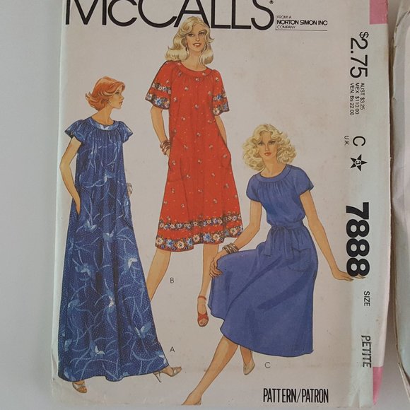 Vintage McCall's Patterns AS IS Mixed Lot Various Sizes - Picture 10 of 11